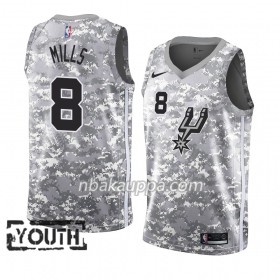 San Antonio Spurs Patty Mills 8 2018-19 Nike Harmaa Pelipaidat Swingman - Lasten